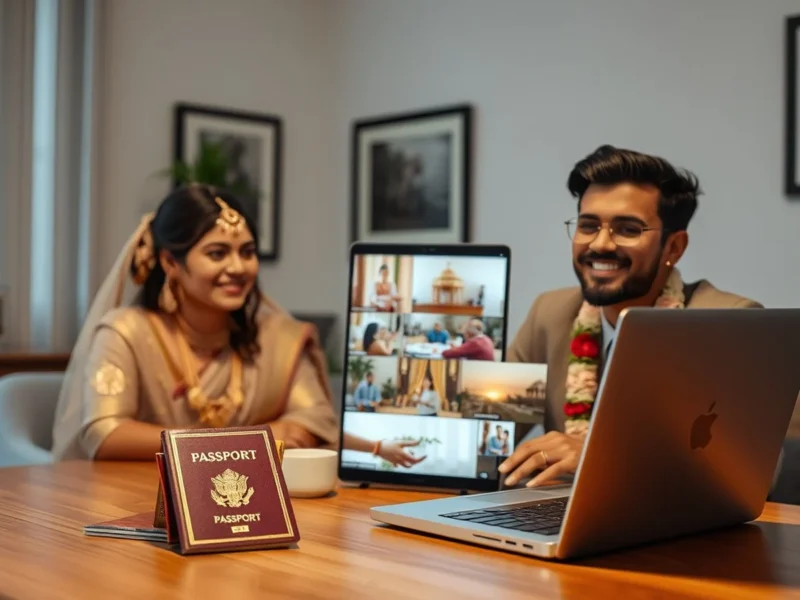 NRI Indian wedding planning from the United States, remote-coordination editorial scene