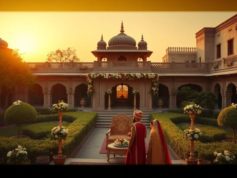 Ajit Bhawan Jodhpur heritage palace wedding with carved sandstone and gardens