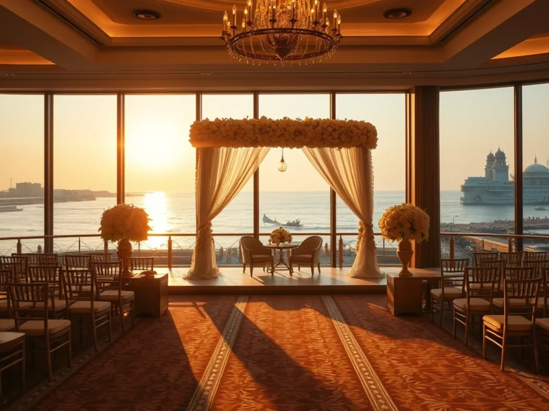 Iconic heritage seafront luxury wedding venue in Mumbai with grand ballroom