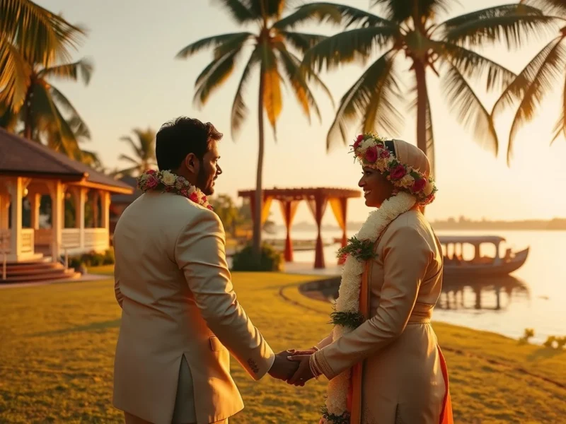 Kumarakom Lake Resort Kerala backwater wedding on Vembanad lake
