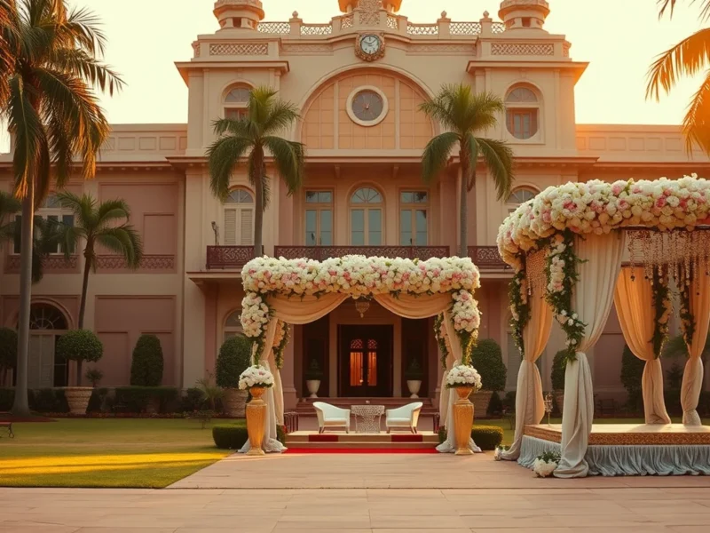 The Imperial New Delhi colonial heritage garden lawn wedding