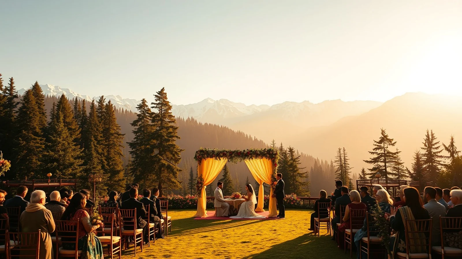 Wildflower Hall Shimla Himalayan cedar-forest mountain wedding